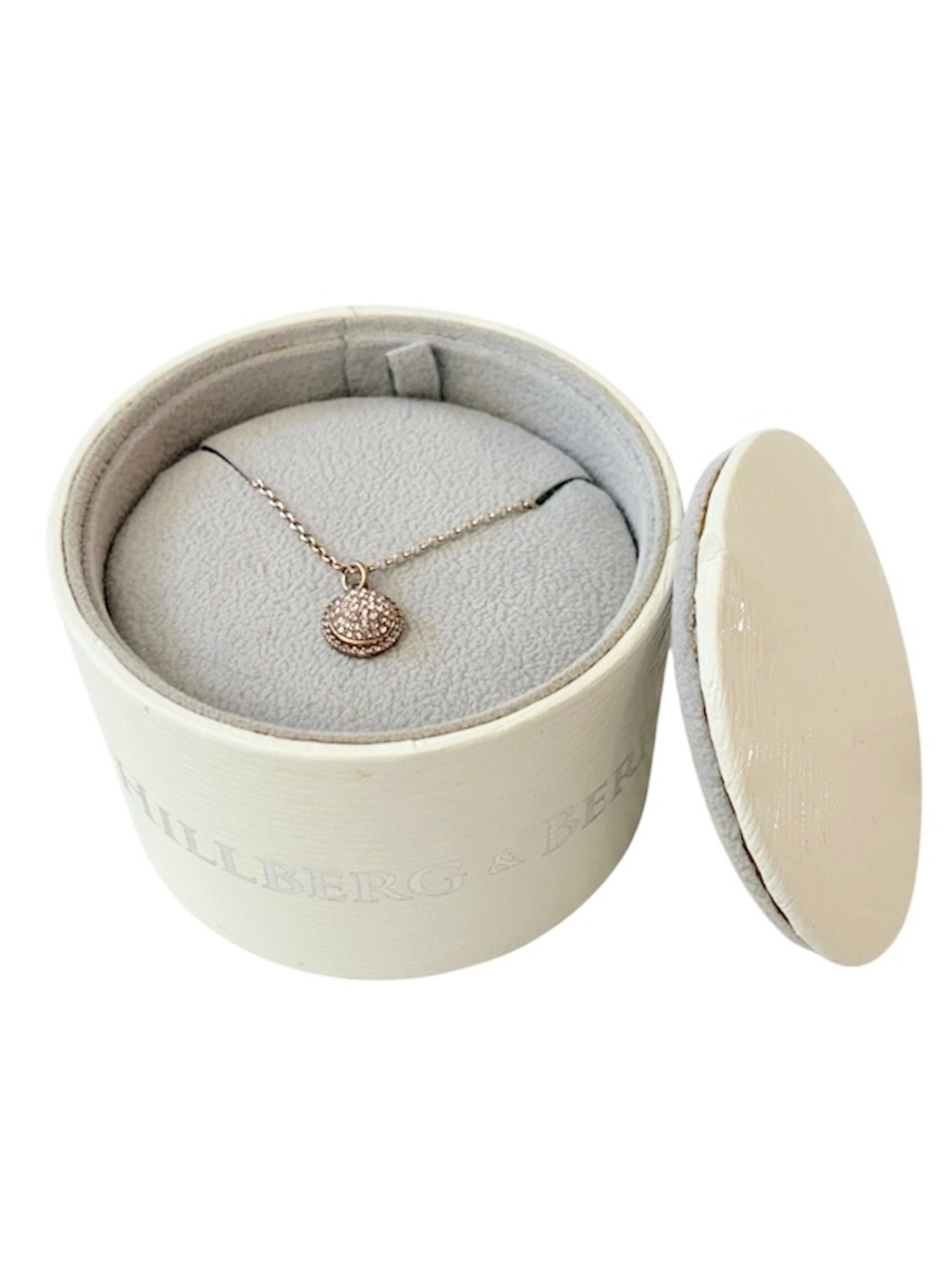 Hillberg & Berk Sparkle Ball Halo Necklace
